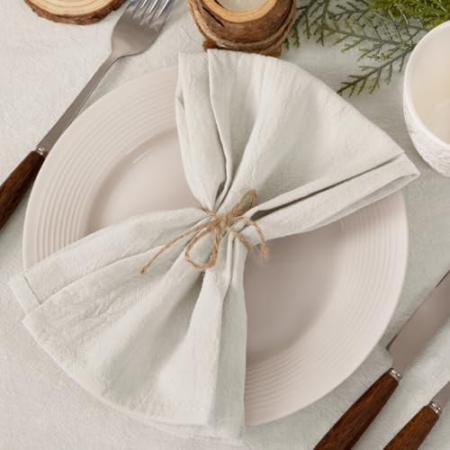 Cloth Napkins Fall Washable Reusable Linen Wedding Party Home Table Decor - Image 3