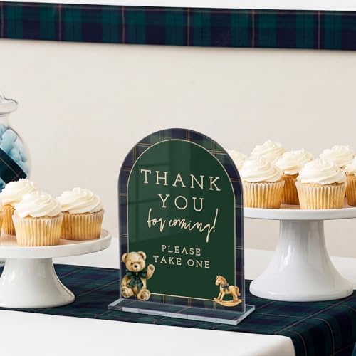Vercraft 6 Pcs Luxury Equestrian Bear Baby Shower Table Decor - Image 5