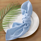 Cloth Napkins Fall Washable Reusable Linen Wedding Party Home Table Decor - Image 2