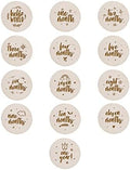 The Cotton & Canvas Co. Wooden Disc Birth Announcement, Milestone Marker Plaque, Nursery Decor, Newborn Month Marker Cards by TheCottonCanvasCo