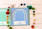 Lucy Darling Baby Memory Book – Little Rainbow | First 5 Years Journal & Photo Album | Gender-Neutral Milestone Keepsake for Baby Boy or Girl | New Mom Gift - Image 4