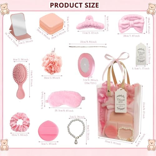 74PCS Jewelry Box Kit Baby Shower Party Favors for Game Winners (Pink) - Image 3
