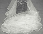 20 Yard Organza Fabric 44" Wide for Wedding Event Décor - Ivory - Image 3