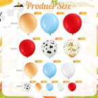 Honoson 148 Pcs Farm Animal Theme Party Decoration Backdrop Cutout Balloon - Image 3