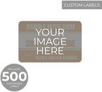 Personalized 2" x 3" Rectangle Rounded Corners Labels / 500 Fully Custom Image Stickers/Rolled Small Business Craft Labels/DIY Upload Your Own Design/Made in The USA - Image 2