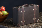 wald imports - Paperboard Suitcase -Decorative Storage Boxes - Suitcase for Decoration, Storage, and More (Brown) - Image 4