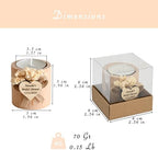 50 Pcs Handmade Personalized Cylinder Candle Holders – Elegant Wedding Favors, Bridal Shower Gifts, Funeral Memorials, & Tealight Candles for Guests - Image 3