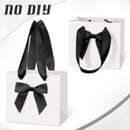 Kolldenn 50 Pcs Pink Gift Favor Bags White Black - Image 2