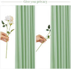 10 Panels Sage Green Backdrop Curtain for Wedding Baby Shower Wrinkle Free 50ft x 10ft Backdrop Drapes for Parties Bridal Shower Birthday Photo Photography Polyester Fabric Background Decoration - Image 7