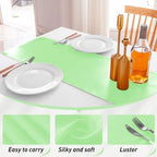 20 Pack Satin Table Runner 12 X 108 Inch Silk Table Runner for Party,Wedding, Birthday, Banquets,Decoration(Mint Green) - Image 4