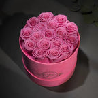 Prifroti 17 Flowers in a Velvet Pink Box, Birthday Gifts for Women, Preserved Flowers, Mothers Day Roses Gift for Mom, Pink - Image 2