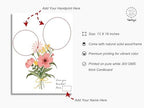 TwoDays Flower Bouquet Handprint Art Craft DIY Kit, Unique Gifts for Mom From Daughter or Son for Mother's Day Birthday Christmas, Gift for Grandma.(12" X 16", With Wood Frame) - Image 4