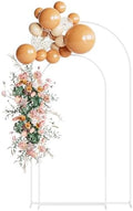 Wedding Arch, Metal Arch Backdrop Stand, White, 7.2FT, 6FT by AEPOALUA