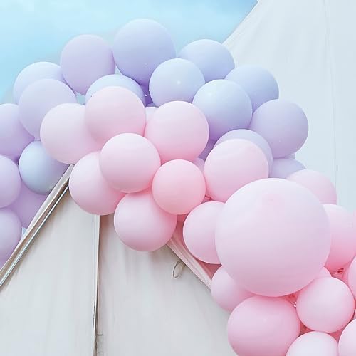 Ginger Ray Luxe Pastel Pink and Purple Balloon Arch Kit, 200 Balloons - Latex - Image 4