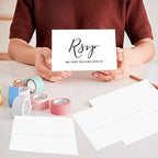 Andaz Press 56-Pack Personalized RSVP Postcards for Wedding Minimal Modern Cardstock Response Reply Cards for Bridal Shower Baby Shower Birthday Event Custom Date and Return Address 4 x 6-Inch - Image 4