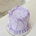 400 Pcs Purple Satin Ribbon Bows Cake Toppers - Image 3