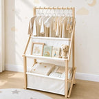 Wooden Baby Shower Crate Closet, Large Personalized Baby Gifts Basket by GiftAmaz