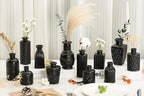 Mini Bud Vases As Wedding Centerpieces for Tables,Clear Bud Vases for Flowers,Small Flower Vases Suitable for Birthday Party,Anniversary,Wedding Reception,Baby Shower (Matt Black, 24PCS) - Image 4
