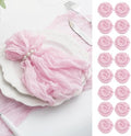 100 Pack Light Pink Cloth Napkins 21x21 Inches Light Pink Cheesecloth Napkins Set of 100 Washable Dinner Table Napkins for Wedding Summer Bridal Baby Shower Rustic Boho Cotton Gauze Party Table Decor by FoliafeelHome