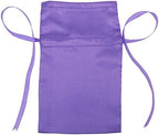 Darling Souvenir 50 Satin Drawstring Gift Pouch Small Wedding Party Favors Bag - 8" x 10" inches Baby Shower Thank You Pouches- Purple - Image 2