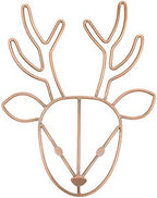 NoJo Deer Shaped Wire Nursery Wall Decor, Finish, Copper by NoJo