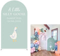Arch Backdrop Cover for One Silly Goose Baby Shower Arch Stand Stretchy Cover First Goose Kids 1st Birthday Party Fiesta Decorations (7.2x4ft Cover,985) by ittsmnt