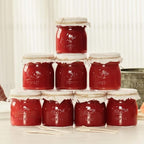 Mason Jars, 8 OZ, 12 Pack with Lids and Bands, Glass Canning Jars for Canning, Pickling, Preserving, Jam, Honey, Wedding Favors, Shower Favors (12 Pack) (Combo) - Image 6