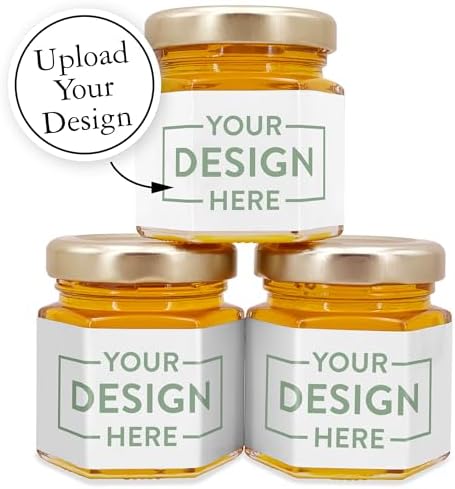 Honey Wedding Favors, Custom Honey Jars for Wedding Favors, Baby Shower Honey Favors, Wedding Honey Favors (Set of 12) - Image 6