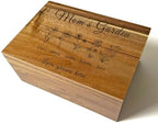 Mom's Garden Mothers Day Gift Custom for Mom, Engraved Birth Flowers Box by TopObsession