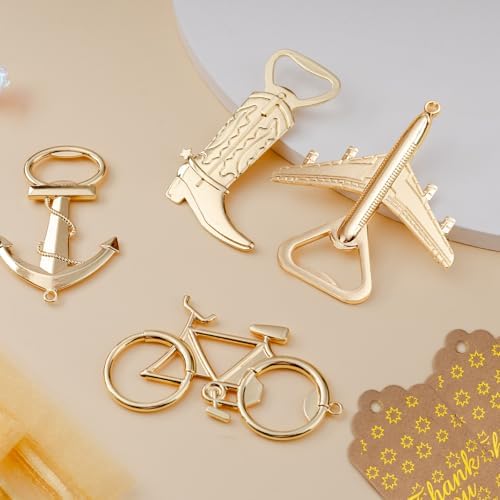 50 Pack Bicycle Bottle Openers Bike Party Favors Beer Opener Bulk Gifts - Image 3
