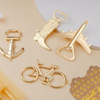 50 Pack Airplane Bottle Opener Favors, Metal Airplane Bottle Openers with Thank You Tags & Organza Bags, Travel Themed Party Favors, Destination Wedding Favors, Let the Adventure Begin Theme - Image 5