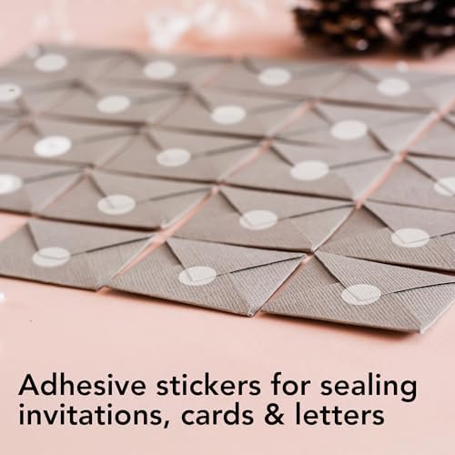 Perco Clear Perforated Round Circle Dot Sticker 1/2-Inch Labels — 3 Rolls, 9,000 Stickers—Invitations, Packaging for Invisible Sealing, Barcode Overlay & Discreet Labeling, Strong Adhesive—USA Made - Image 4