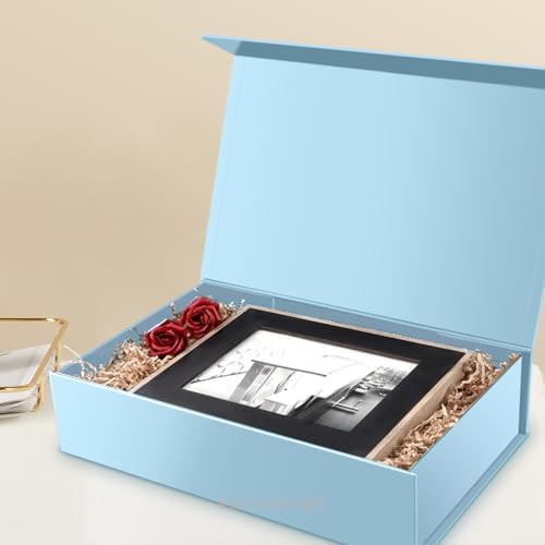 PACKHOME 6 Extra Large Light Blue Gift Boxes 17.5x11.3x4.3in Magnetic Lids - Image 3
