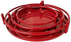 Red 3Pcs Nesting Metal Cake Plate Stand Set 8"10"12" Dessert Display - Image 7