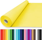 Vanhench 36" x 210' Vibrant Yellow Wrapping Paper, Art Kraft Paper for Bouquet Flower Crafts & Packing, Ideal for Birthday, Poster, Bulletin Board, Floor Covering and Table Runner by Vanhench