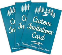 Custom Printed Invitations - Print Your Own Invitations Cards - 25pcs Bespoke Photo Greeting Cards & Announcements - Perfect for Personalized Wedding Invites, Baby Shower, Graduations & Birthday Parties and More by OOELYY