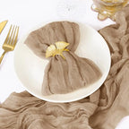 DeZerlor Nude Cheesecloth Napkins Fall Cloth Napkins Set of 100 for Party - Image 3