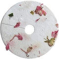 Of The Earth Handmade Paper - Wildflower Seed Paper Wine Glass Tag - 3" Diameter - Set of 36 - Choose Your Paper (52s Pink Petal & Chard) by OfTheEarth