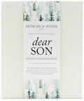 Duncan & Stone Dear Son Boy Mom Baby Memory Book Journal, Cream, 230pg by DuncanStonePaperCo