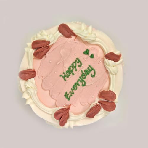 NICE PURCHASE Realistic Fake Birthday Cake Fake Food Bakery Shop Display Model Party Decoration Pro Cake Faux Replica Cake (6 inch wide & style H) - Image 4