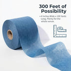 Anderson's Medium Blue Gossamer Fabric Roll, 4 Inches x 100 Yards, Sheer Fabric for Wedding Decorations, Baby Shower, Gender Reveal, Prom, Homecoming, Event Photo Backdrops, Drapes - Image 5