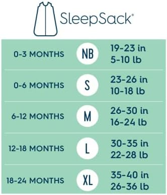 HALO SleepSack, 100% Cotton Wearable Blanket, Swaddle Transition Sleeping Bag, TOG 0.5 - Image 7
