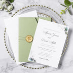 ponatia Sage Green 5x7 Wedding Invitation Envelopes Sleeves - Image 4