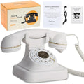 Audio Guest Book Wedding Phone, Vintage Voice Message Recorder Telephone with Premium Gift Box for Special Events, Bridal Shower, Birthday Party, Baby Shower, Anniversary, Engagement by ROOMEDAL