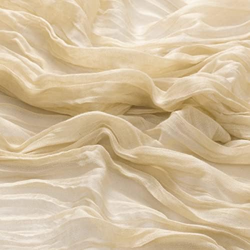 DeZerlor Champagne Washable Cheesecloth Napkins Set of 100 for Party - Image 5