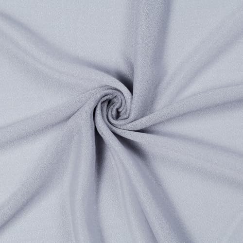 Pack of 25 Yard Chiffon Drapery Fabric, 60" Wide, Multiuse - Cool Gray - Image 3