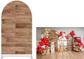 FiVan Arch Covers Stretchy Backdrop for Birthday Baby Shower Party Decoration 3x6ft Wooden Floors Pattern Baptism Background Props NO-408 by FiVan