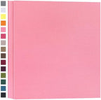potricher Photo Album 4x6 Photos, 1000 Pockets, Linen Cover, Pink by potricher