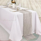 12 Pack Rose Brown Cheesecloth Table Runner 10FT Rustic Gauze Fabric Cheese Cloth Table Runner for Wedding Bridal Baby Shower Table Decor Boho Sheer Birthday Party Table Decorations 20 x 120 Inch Long - Image 4