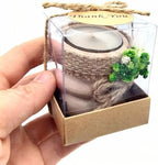 Giveaways for Guest with Wooden Tealight Candle Holders, Baby Shower Party Decor, Natural Wood Holders, Bridal Shower Wedding Favors, (10,20,30,50,100,150 Options Available in Customize Section) - Image 3